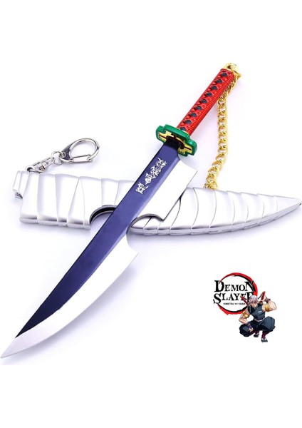 Demon Slayer Anime Uzui Tengen Kılıcı Katana 20CM Pvc Standlı | Anime Severler Için