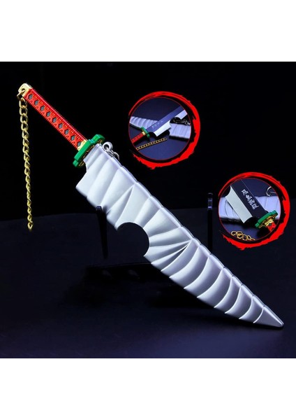 Demon Slayer Anime Uzui Tengen Kılıcı Katana 20CM Pvc Standlı | Anime Severler Için