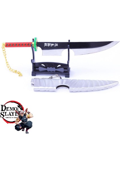 Demon Slayer Anime Uzui Tengen Kılıcı Katana 20CM Pvc Standlı | Anime Severler Için