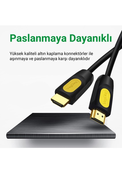 4K 60Hz 18GBPS Hdr Arc Hdcp Destekli HDMI 2.0 Kablo 2 Metre indirimleri