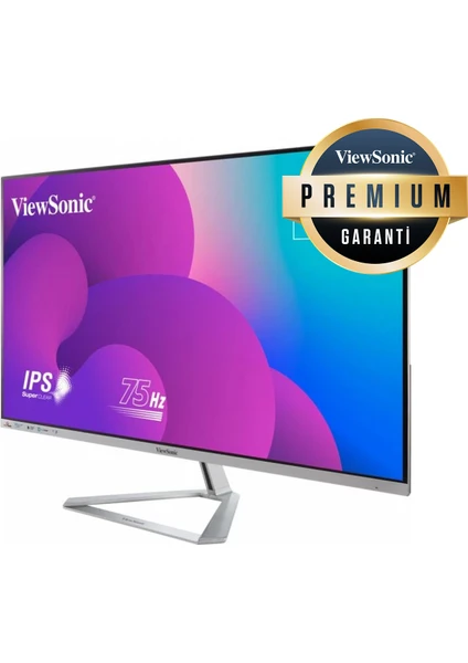 32 VX3276-MHD-3 IPS PANEL FULLHD 75HZ  DSUB+HDMI MULTIMEDIA ÇERÇEVESİZ TASARIM MONITOR