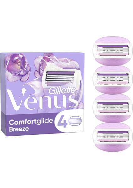 Gillette Venus Comfort Glide Breeze 4 Adet Yedek Başlık