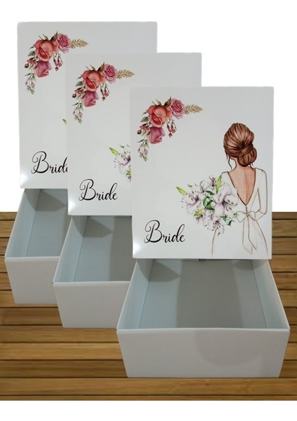 Çeyiz Sandığı Gelin Damat Kutusu Sandık Kolisi 3lü 0123