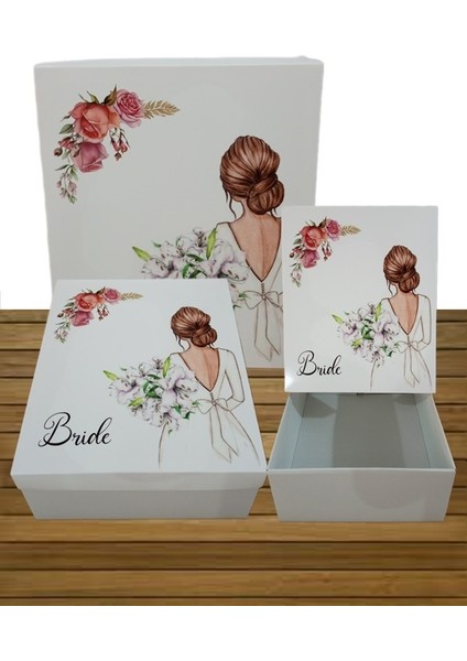 Çeyiz Sandığı Gelin Damat Kutusu Sandık Kolisi 3lü 0123 fiyatları