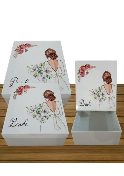 Çeyiz Sandığı Gelin Damat Kutusu Sandık Kolisi 3lü 0123 modelleri
