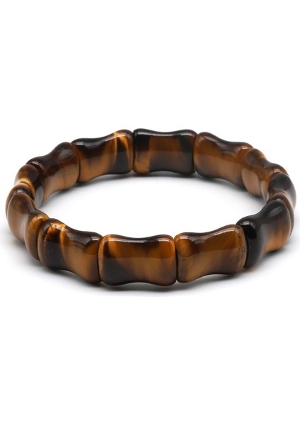 Kaplan Gözü Doğal Taş Bileklik 9 x 16 mm Özel Kesim fiyatları