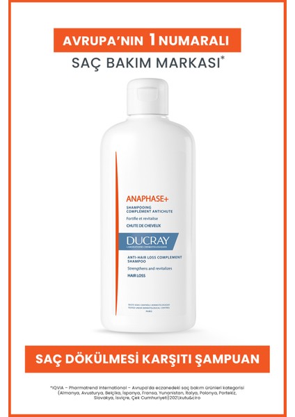 Anaphase+ Saç Dökülmesine Karşı Şampuan 400 ml