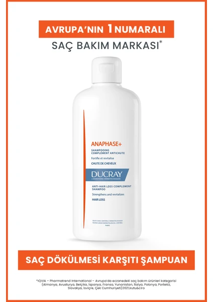 Anaphase+ Saç Dökülmesine Karşı Şampuan 400 ml