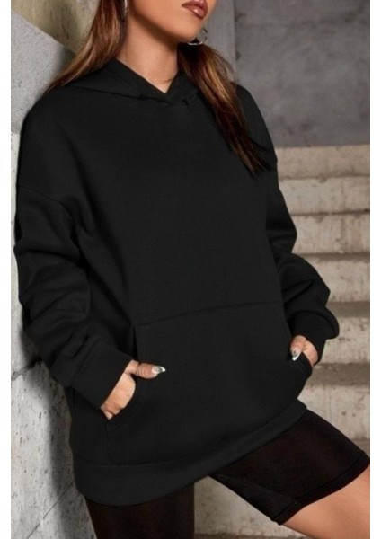 Stars Sırt Yıldız Baskılı Unisex Sweatshirt