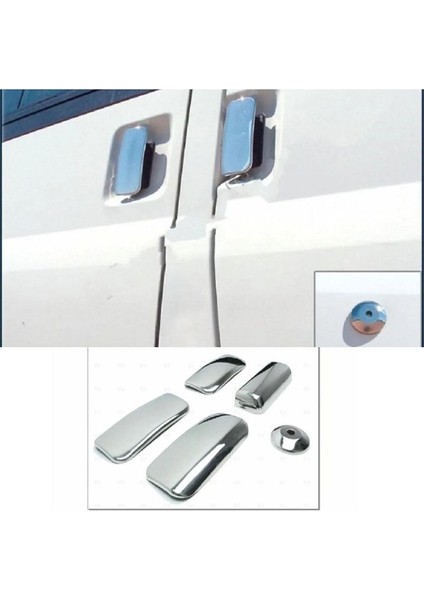 Ford Transit Krom Kapı Kolu 4 Kapı 5 Prç. 2000-2014 Arası Paslanmaz Çelik