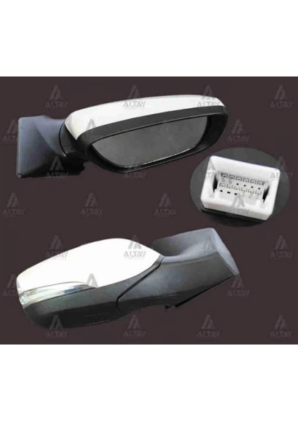 Ayna Dış Dikiz Elantra 2011-2016 Elektrikli Sinyalli Sağ (1 Adet) (Oem No: 87620-3X170)