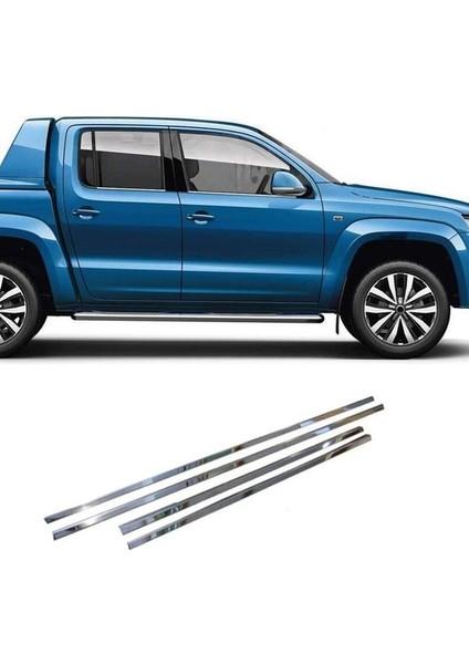 Vw Amarok Krom Cam Çıtası 4 Prç. 2010 Üzeri Paslanmaz Çelik