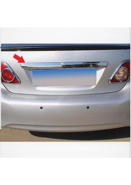 Toyota Corolla Krom Bagaj Çıtası 2006-2009 Ve Üzeri Paslanmaz Çelik