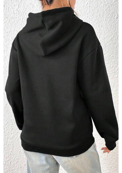 Lole Düz Basic Pamuklu Kapüşonlu Kadın Sweatshirt