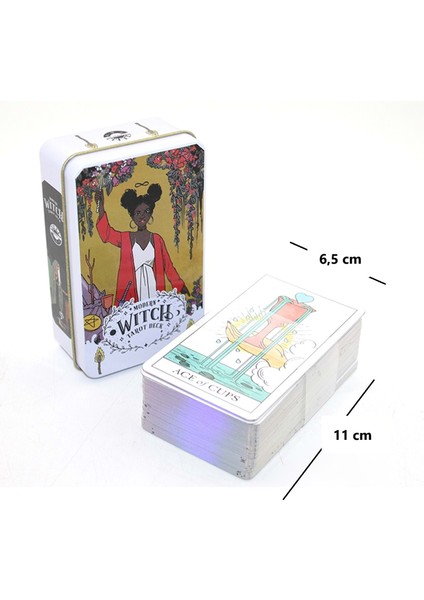 Modern Witch Metal Kutulu Tarot Kartı