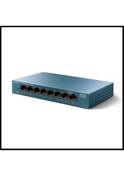 Tp-Lınk LS108G, Green Tech, 8 Port Gigabit, Yönetilemez, Masaüstü Switch