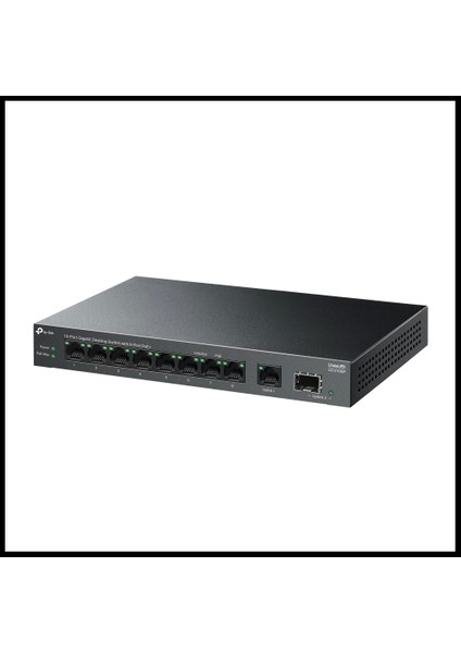 LS1210GP, Green Tech, 10 Port Gigabit, 9 Port Poe, +1 Port Gigabit Sfp, 61W, Yönetilemez Masaüstü Switch modelleri