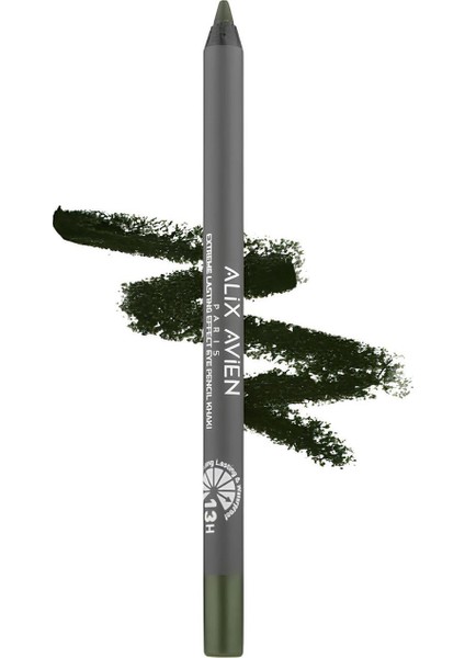 Suya Dayanıklı Haki Göz Kalemi - 13 Saat Kalıcı Etki -  Extreme Lasting Effect Eye Pencil Khaki