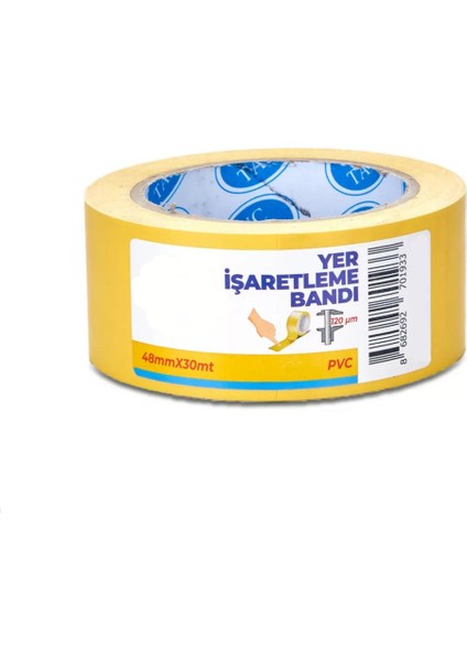 Pvc Yer Işaretleme Bandı 48MMX30M