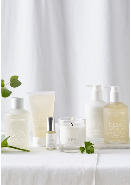 The White Company Spa Restore Mum - Sardunya, Okaliptüs ve Nane ile Yatıştırıcı ve Canlandırıcı Kokular