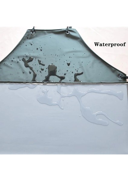 Asit ve Kimyasal Önlüğü - Pvc Önlük - Su Geçirmez - Haki Renk - En x Boy: 70 × 110 cm - 10 Adetlik Toptan set