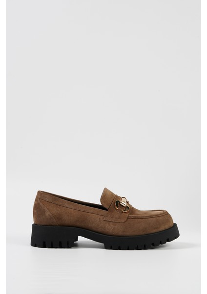 Kadın Sigaro Hakiki Deri Kadin Loafer Ayakkabı