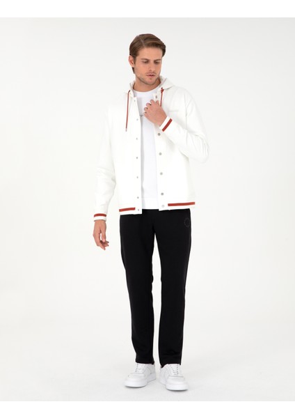 Erkek Ekru Regular Fit Örme Hırka 50292482-VR019