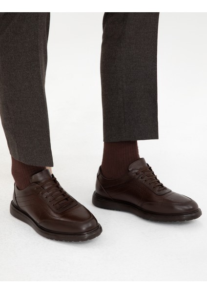 Erkek Kahverengi %100 Deri Casual Ayakkabı 50298537-VR029