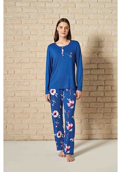 Kadın Uzun Kol Pijama Takım 1761