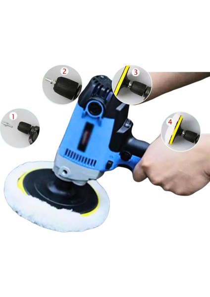 5 Parça Araç Pasta Cila Seti Oto Araba Temizlik Parlatıcı Yün Keçe Set modelleri