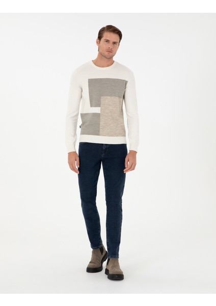 Erkek Mavi Slim Fit Jean Pantolon 50296161-Vr036