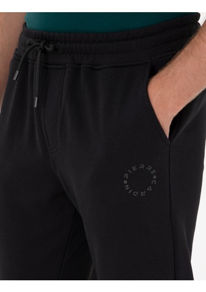 Erkek Siyah Slim Fit 3 İplik Düz Paça Eşofman Altı 50299304-VR046 indirimleri