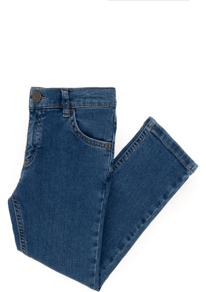 U.S. Polo Assn. Erkek Çocuk Mavi Jean Pantolon 50297153-DN0022