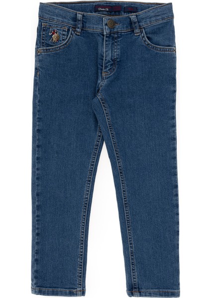 U.S. Polo Assn. Erkek Çocuk Mavi Jean Pantolon 50297153-DN0022