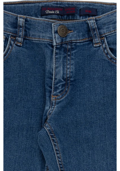 U.S. Polo Assn. Erkek Çocuk Mavi Jean Pantolon 50297153-DN0022