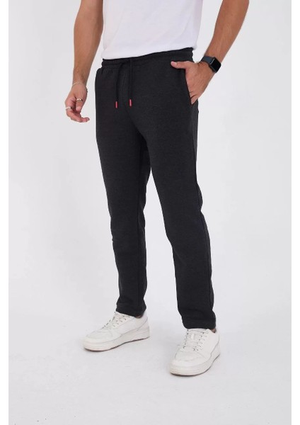 Unisex Üç Iplik Basic Eşofman Pantolon - Antrasit