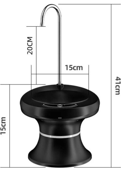 2 Mod Zaman Ayarlı Standlı Damacana Üstü Sehpalı Model Damacana Pompası