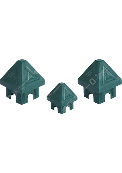 Panel Çit Kapağı 60 x 60 Kubbeli Kapak 10 ADET