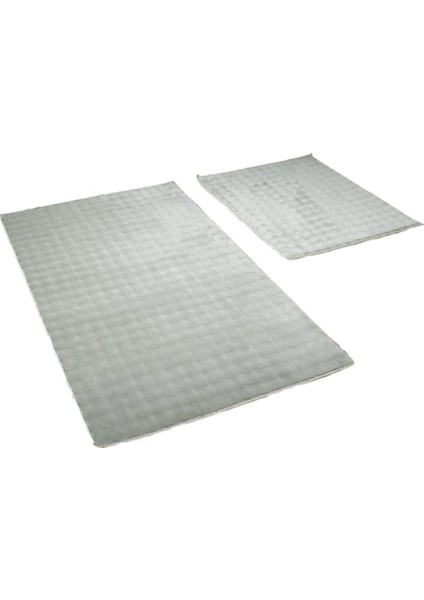 Pamuk Banyo Paspası 2 'li Set, Kaymaz Taban,banyo Paspası Klozet Takımı, Yıkanabilir, Yumuşak 60X100/40X60 cm fiyatları