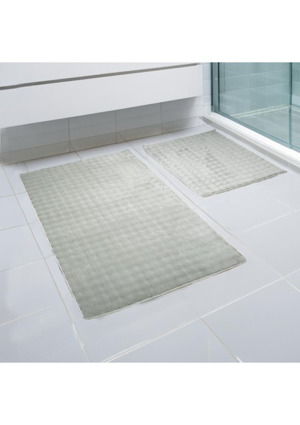 Pamuk Banyo Paspası 2 'li Set, Kaymaz Taban,banyo Paspası Klozet Takımı, Yıkanabilir, Yumuşak 60X100/40X60 cm modelleri
