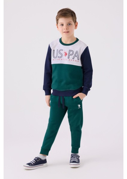 U.S. Polo Assn.. Erkek Çocuk Lisanslı Authentic Brand Alt Üst Takım