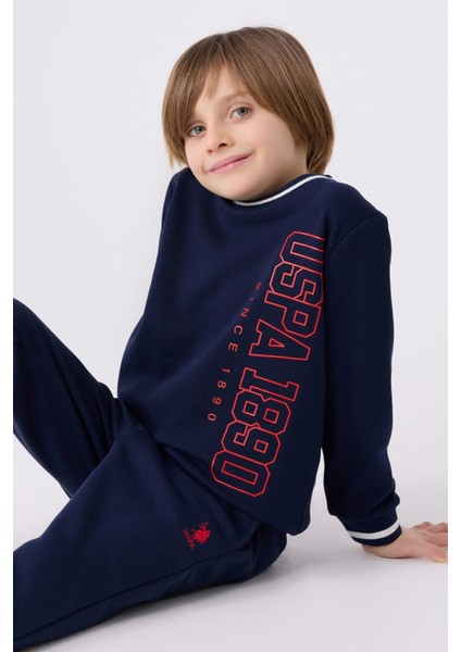 Erkek Çocuk Lisanslı Colorful Rib Detail Alt Üst Eşofman Takımı fiyatları