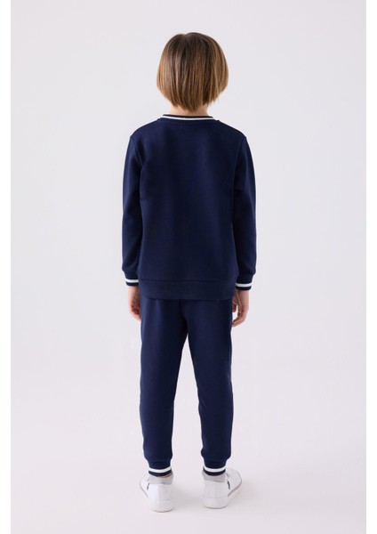 Erkek Çocuk Lisanslı Colorful Rib Detail Alt Üst Eşofman Takımı indirimleri