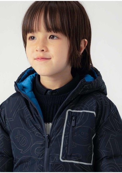 Kışlık Erkek Çocuk Çift Taraflı Mont modelleri