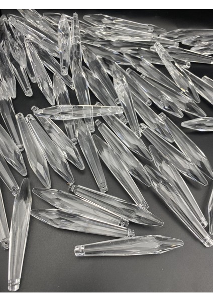 100gr Akrilik Sarkıt,8cm Fişek Model Akrilik Boncuk Sallantılı Avize Taşı,abajur Boncuğu (~15 Adet) fiyatları