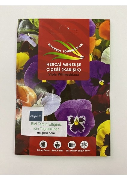 Hercai Menekşe ( Çoklu Tohum ) - 100 Tohum - Karışık Renk modelleri