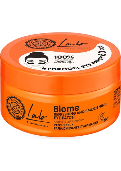 Natura Siberica Lab By Ns Biome Canlandırıcı ve Pürüzsüzleştirici Göz Altı Maskesi 60 Adet