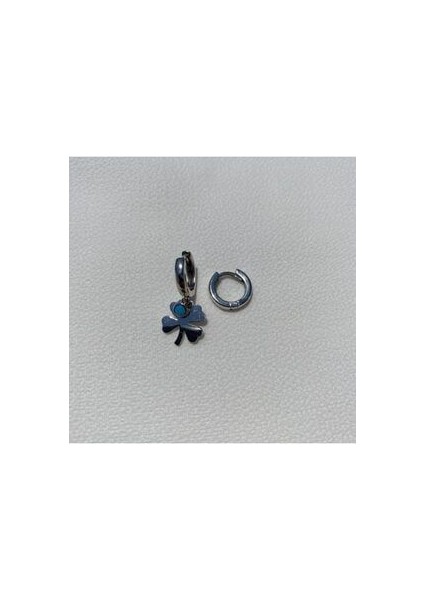 Yonca Yaprağı Turkuaz Taşlı Küpe Rodaj fiyatları