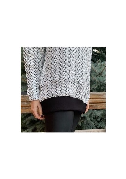 Siyah Beyaz Sweatshirt modelleri