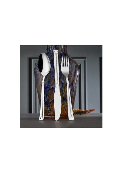 Lale Model Çay Kaşığı 12 Adet 1 Düzine